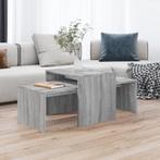 vidaXL Ensemble table basse Sonoma gris 100x48x40 cm, Verzenden, Neuf