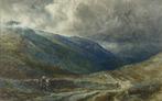 Bernard Walter Evans R.I (1848-1922) - A stormy day in Wales, Antiek en Kunst