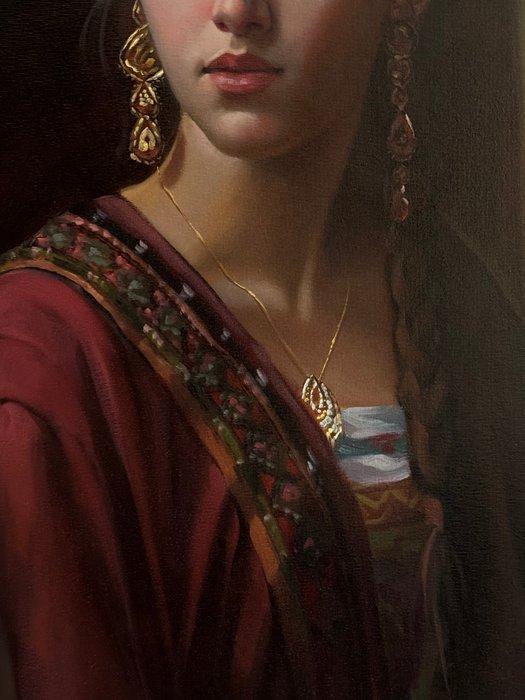 Sajed Ebrahimizade - Eastern Maiden, Antiek en Kunst, Kunst | Schilderijen | Modern