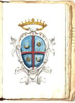 u. - (HERALDRY & EMBLEMS) Manoscritto miscellanea delle, Antiek en Kunst, Antiek | Boeken en Manuscripten