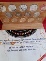 Monde. Proof Set 1992. 14 silver coins including
