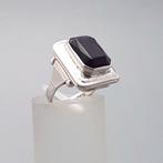 Zilver, Art Deco, Onyx - Ring