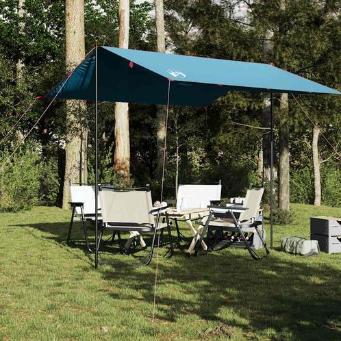 vidaXL Kampeerluifel waterdicht 300x294 cm blauw, Caravans en Kamperen, Tenten, Nieuw, Verzenden