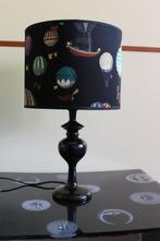Lampe de table - avec abat-jour en tissu vintage Mongolfiere