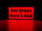 Reclamebord - Amsterdam Red-lights Sex Drugs and Rock n
