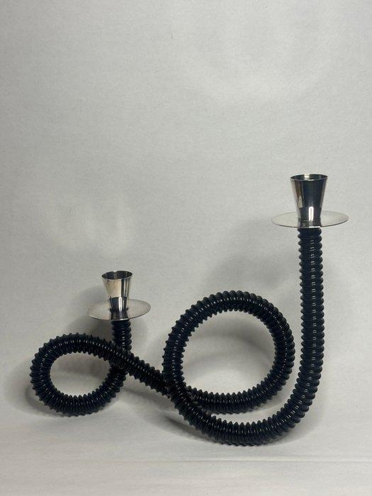 Matteo De Vecchi - Kandelaar - Verchroomd, Messing, Antiek en Kunst, Curiosa en Brocante