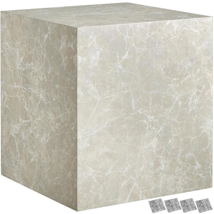 tectake Salontafel Lasley, draagkracht 45 kg - Travertijnloo, Huis en Inrichting, Tafels | Salontafels, Verzenden