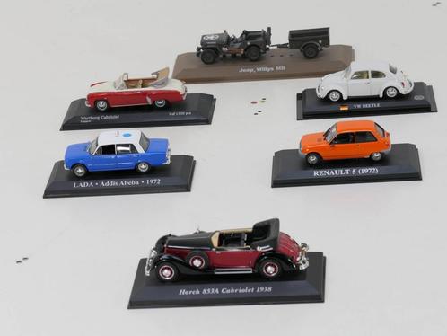 Wartburg Cabriolet, Horch 853A Cabriolet 1938, jeep Willy..., Hobby & Loisirs créatifs, Voitures miniatures | Échelles Autre, Enlèvement ou Envoi