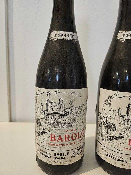 1967 Barile Giovanni - Barolo - 4 Flessen (0.72L), Verzamelen, Wijnen