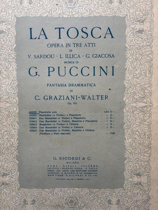 Giacomo Puccini - La Tosca – First Edition spartito Ricordi, Antiquités & Art, Antiquités | Livres & Manuscrits