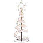 vidaXL LED-kerstboom met kerstballen 80 LEDs warm wit 120 cm, Diversen, Verzenden, Nieuw