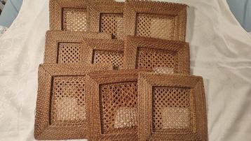 Onderbord - Bamboe, Rattan, canthook, wilg, stro - Set