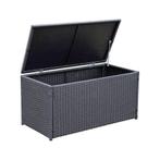 MaxxGarden Kussenbox rattan 250L - 102x51x51cm - Antraciet, Tuin en Terras, Ophalen of Verzenden, Nieuw
