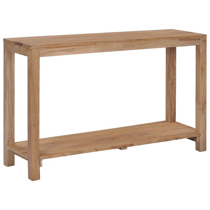 Wandtafel Teakhout 120cm | Retour Deal | OP = OP, Huis en Inrichting, Bureaus, Nieuw, Verzenden