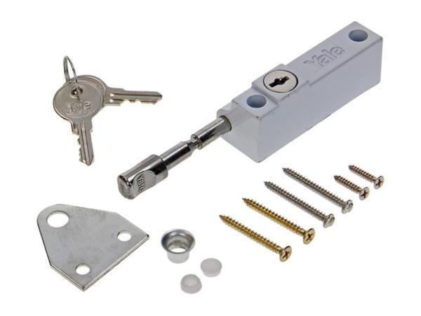 Veiling - 10x Yale deuroplegslot met pin wit, Doe-het-zelf en Bouw, Deuren en Vliegenramen