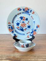 Schotel (3) - Porselein - Bord + kop en schotel