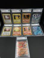 Pokémon - 9 Graded card - CLEFAIRY HOLO & PIKACHU HOLO &, Hobby en Vrije tijd, Nieuw