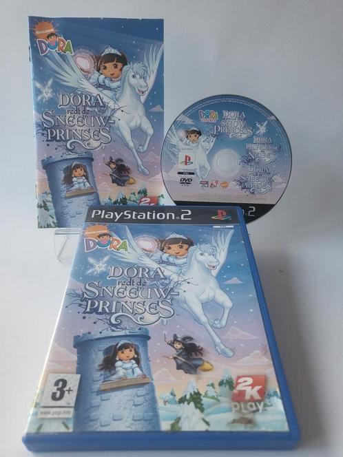 Dora Redt de Sneeuwprinses Playstation 2, Games en Spelcomputers, Games | Sony PlayStation 2, Zo goed als nieuw, Ophalen of Verzenden