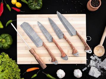 Smith - Keukenmes - Kitchen knife set - Japans blauw hout en