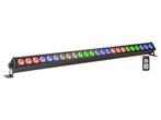 Ibiza LEDBAR24-RC DMX Gestuurde RGBW Ledbar 24X4W