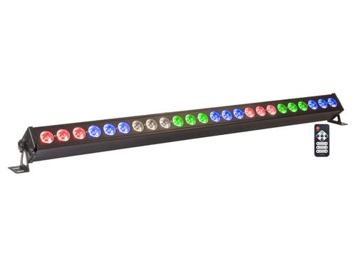 Ibiza LEDBAR24-RC DMX Gestuurde RGBW Ledbar 24X4W, Muziek en Instrumenten, Licht en Laser