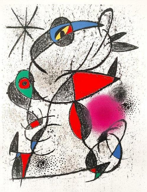 Joan Miro (1893-1983) - Jaillie du Calcaire, Antiquités & Art, Antiquités | Autres Antiquités