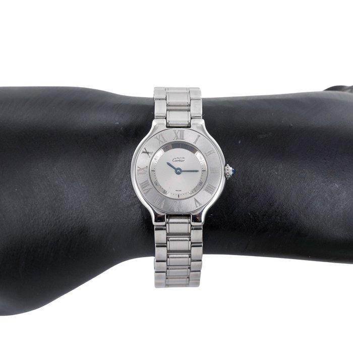 Cartier - Must de Cartier 21 - Zonder Minimumprijs - 1340 -, Handtassen en Accessoires, Horloges | Heren