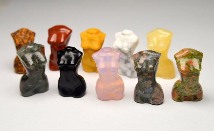 Jasper, Aventurine, Turquoise, Obsidian, Onyx, Opalite,, Antiquités & Art, Art | Objets design