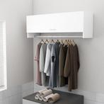 vidaXL Kledingkast 100x32,5x35 cm bewerkt hout wit, Huis en Inrichting, Kasten | Kleerkasten, Verzenden, Nieuw