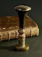 Franse katholiek Hout, Brons Cachet Immaculée Conception -