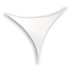 WENTEX® Stretch Shape driehoek 375 cm x 250 cm, wit, Nieuw, Verzenden