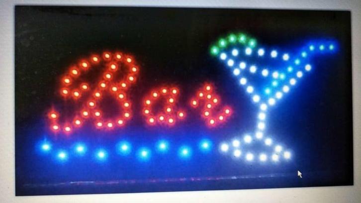 Bar cafe broodjes LED bord lamp verlichting lichtbak reclame, Huis en Inrichting, Lampen | Overige, Nieuw, Verzenden