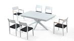 Tuinset tuintafel met 6 stoelen Nieuw, Tuin en Terras, Tuinsets en Loungesets, Ophalen, 8 zitplaatsen, Tuinset, Stoel