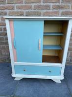 Kleerkast - Hout - Vintage poppenkleerkast