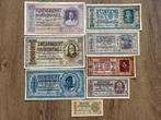 Oekraïne. - 1, 5, 10, 20, 50, 100, 200, 500 Karbovanets 1942, Postzegels en Munten