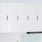 vidaXL Keuken Kast Hoogglans wit 40 x 31 x 100 cm Bewerkt, Huis en Inrichting, Verzenden, Nieuw