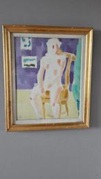 Costin Ioanid (1914-1993) - Nud Aezat (Seated Nude), Antiek en Kunst