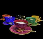 Porcelaine d’art, Limoges - Koffieservies - Porselein, Antiek en Kunst
