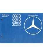 1976 MERCEDES BENZ E KLASSE INSTRUCTIEBOEKJE DUITS