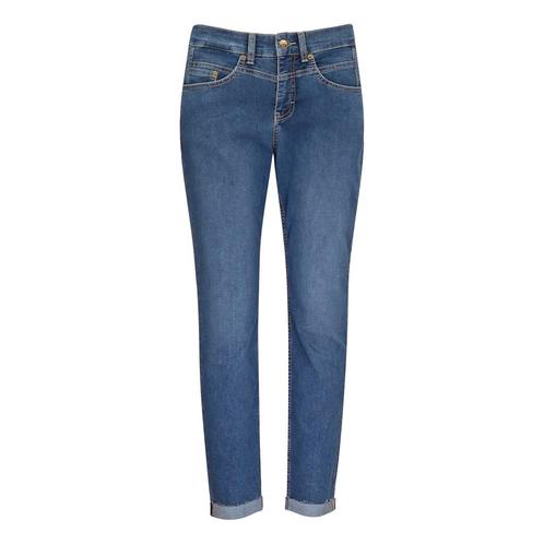 MAC • blauwe Rich cropped fringe jeans • 36, Kleding | Dames, Broeken en Pantalons, Verzenden