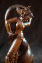 Conte balinais de Drona et du crocodile - Indonésie (Sans, Antiquités & Art