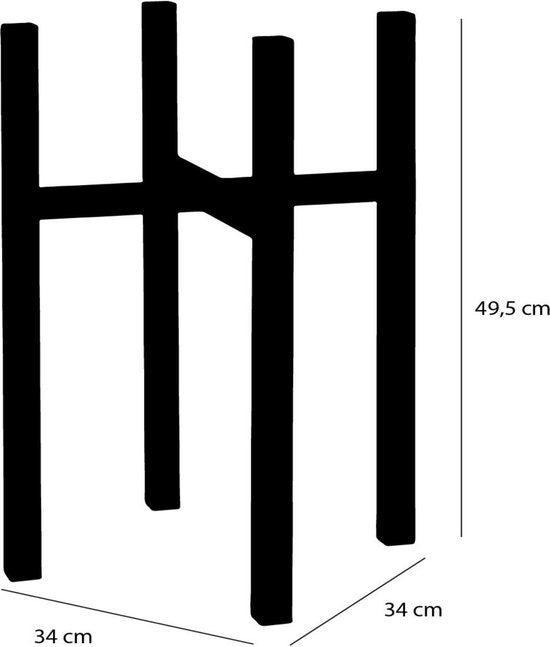 2dekans | Mica Decorations Ascot Plantenstandaard XL - L34 x, Huis en Inrichting, Kamerplanten, Ophalen of Verzenden