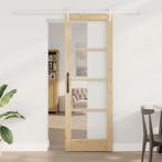 vidaXL Schuifdeur met Bevestigingsset 73,5x211 cm Massief, Doe-het-zelf en Bouw, Verzenden, Nieuw