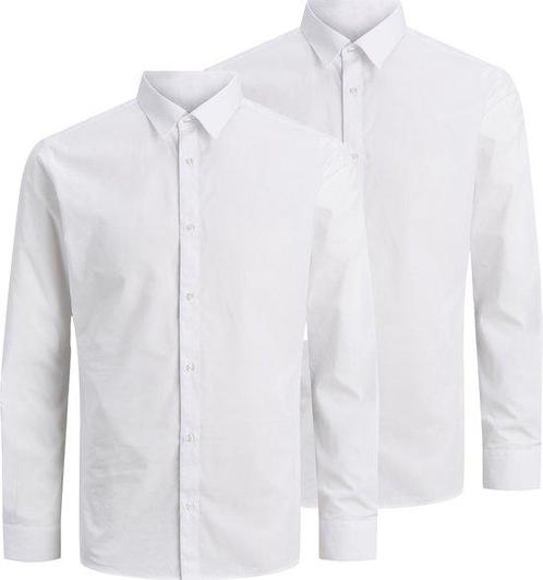 JACK&JONES JJJOE SHIRT LS 2 PACK MP Heren - Maat XL (Mode), Kleding | Heren, Overige Herenkleding, Nieuw, Verzenden
