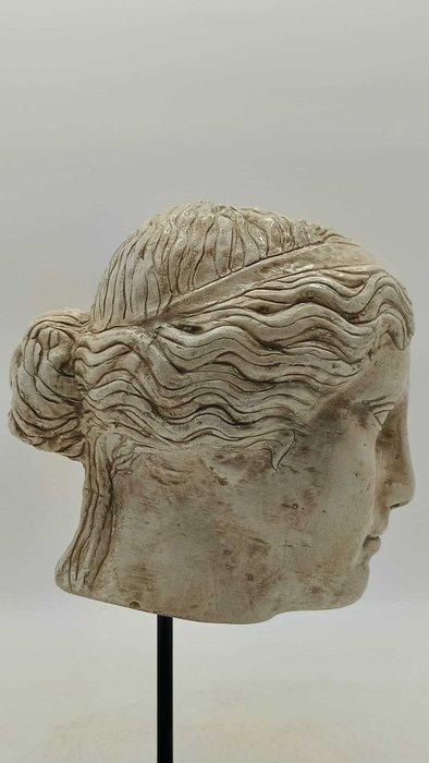 sculptuur, Matrona romana - 31 cm - marmerstof, Antiek en Kunst, Curiosa en Brocante