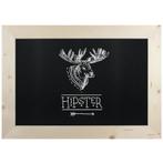 Krijtbord Hout Blank 50x70cm, Verzenden, Nieuw