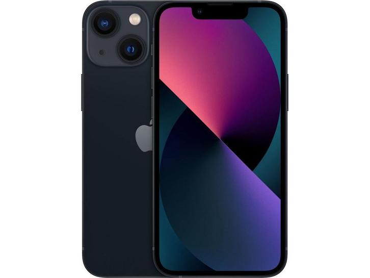 Apple iPhone 13 Mini - 128GB - A15 Bionic - Middernacht, Telecommunicatie, Mobiele telefoons | Apple iPhone, Zo goed als nieuw