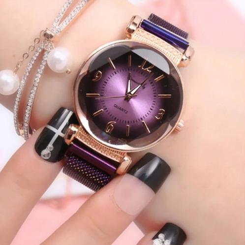 Pearl Luxe Horloge Dames - Anoloog Kwarts Uurwerk voor, Handtassen en Accessoires, Smartwatches, Nieuw, Verzenden