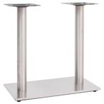 vidaXL Bistrotafelpoot 70x40x72 cm roestvrij staal, Verzenden, Nieuw
