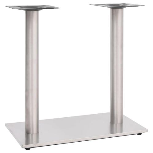 vidaXL Bistrotafelpoot 70x40x72 cm roestvrij staal, Huis en Inrichting, Tafelonderdelen, Nieuw, Verzenden